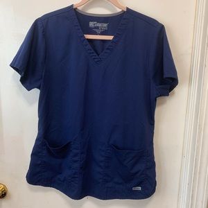 BARCO Grey’s Anatomy Dk Blue Scrub set Sz Large